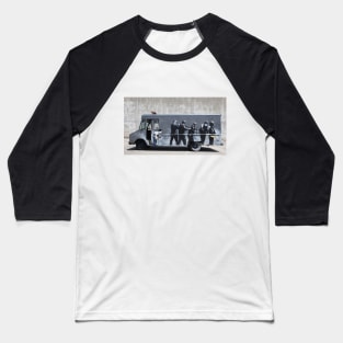 Banksy Swat Team Surprise Boy Baseball T-Shirt